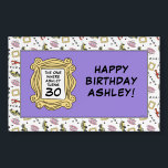 FRIENDS™ | The One With the Birthday Foam Board<br><div class="desc">Celebrate your Birthday with FRIENDS™. This banner feature all your favorite FRIENDS™ icons. Personalize by adding your name and age!</div>