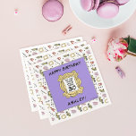 FRIENDS™ | The One With the Birthday Napkins<br><div class="desc">Celebreate your Birthday with FRIENDS™. These paper napkins feature all your favorite FRIENDS™ icons. Personalize by adding your name and age!</div>