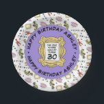 FRIENDS™ | The One With the Birthday Paper Plates<br><div class="desc">Celebreate your Birthday with FRIENDS™. These paper plates feature all your favorite FRIENDS™ icons. Personalize by adding your name and age!</div>