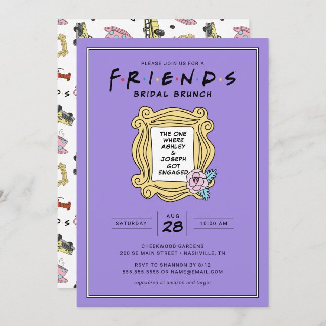 FRIENDS™ | The One With the Bridal Brunch Invitation (Front/Back)
