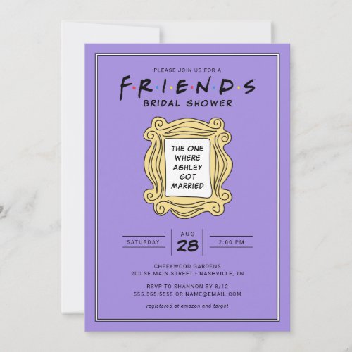 FRIENDS  The One With the Bridal Shower Invitation