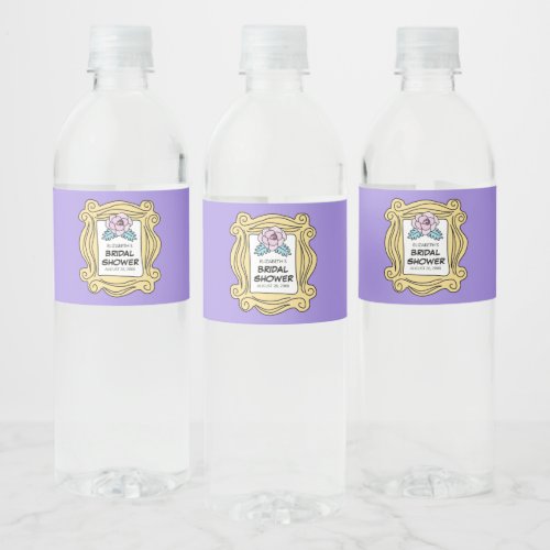 FRIENDSâ  The One With the Bridal Shower Water Bottle Label