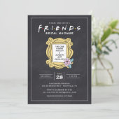 FRIENDS™ The One With the Chalkboard Bridal Shower Invitation (Standing Front)