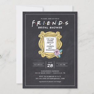 FRIENDS™ The One With the Chalkboard Bridal Shower Invitation