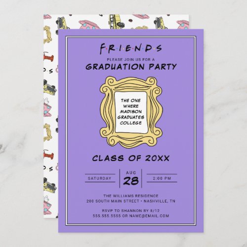 FRIENDSâ The One With the Graduation Party Invitation