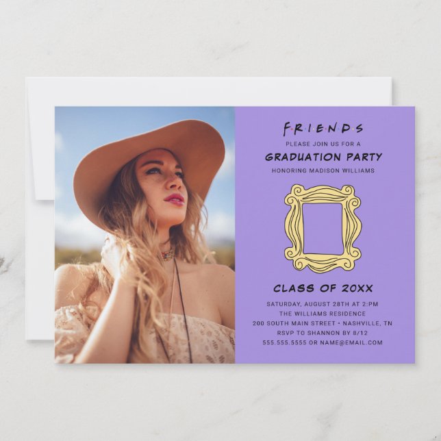 FRIENDS™ The One With the Graduation Party - Photo Invitation (Front)