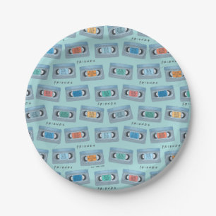 FRIENDS™   The One With Video Tape Pattern Paper Plates