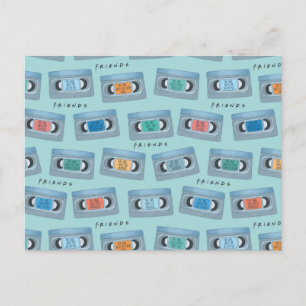 FRIENDS™   The One With Video Tape Pattern Postcard