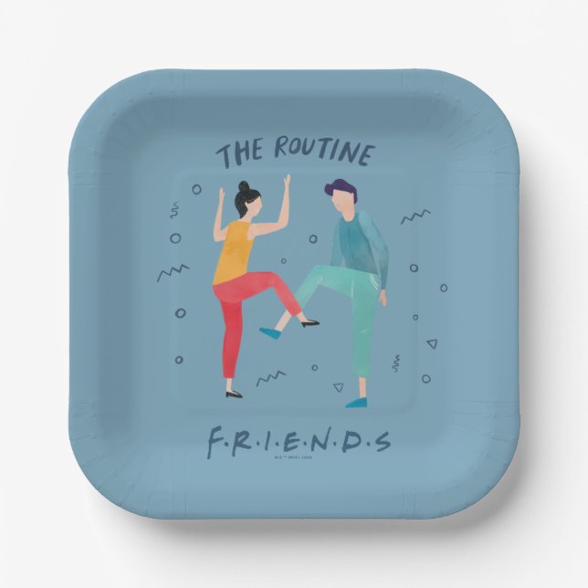 FRIENDS™ | The Routine Paper Plates (Front)