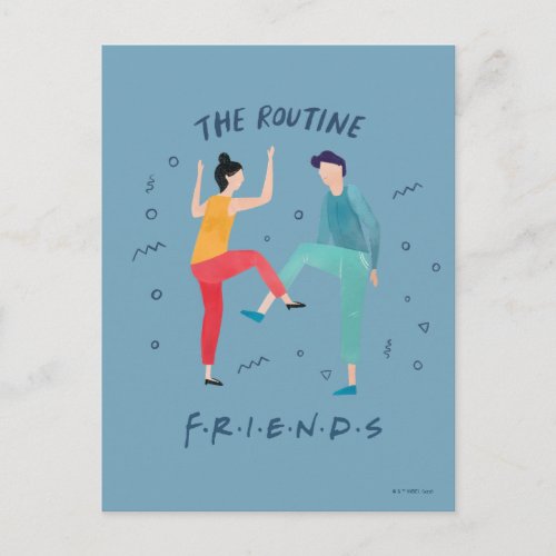 FRIENDSâ  The Routine Postcard