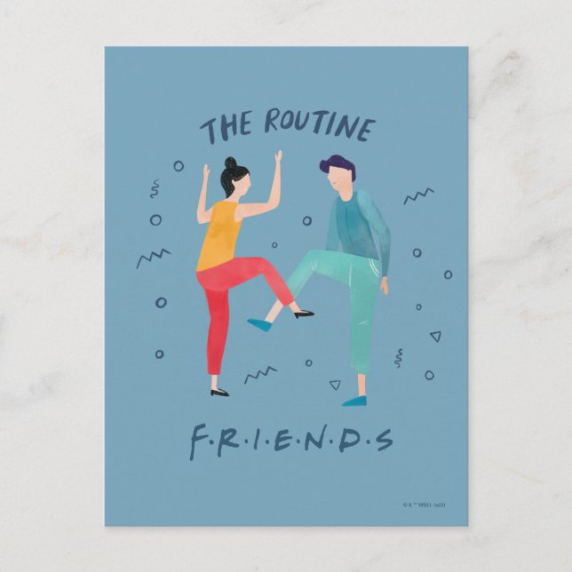 FRIENDS™ | The Routine Postcard (Front)