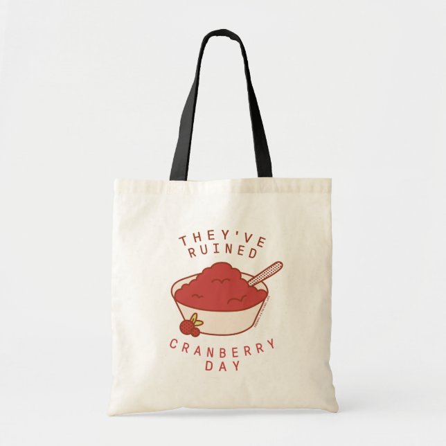 FRIENDS™ | They've Ruined Cranberry Day Tote Bag (Front)