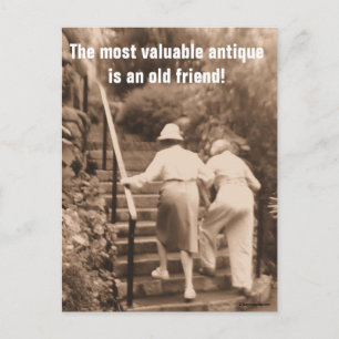 Friends till the end postcard