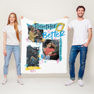 FRIENDS™ Together is Better Fleece Blanket