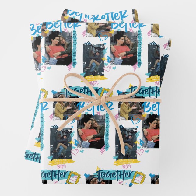 FRIENDS™ | Together is Better Wrapping Paper Sheets (In situ)