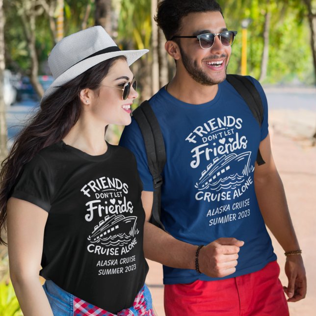 Friends Trip Cruising Cruise Personalized Group T-Shirt (Creator Uploaded)
