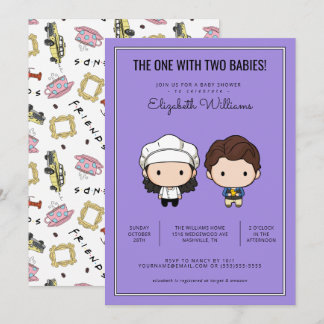 FRIENDS™ | Twins Baby Shower Invitation