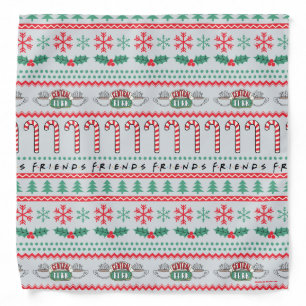 FRIENDS™ Ugly Sweater Christmas Pattern Bandana