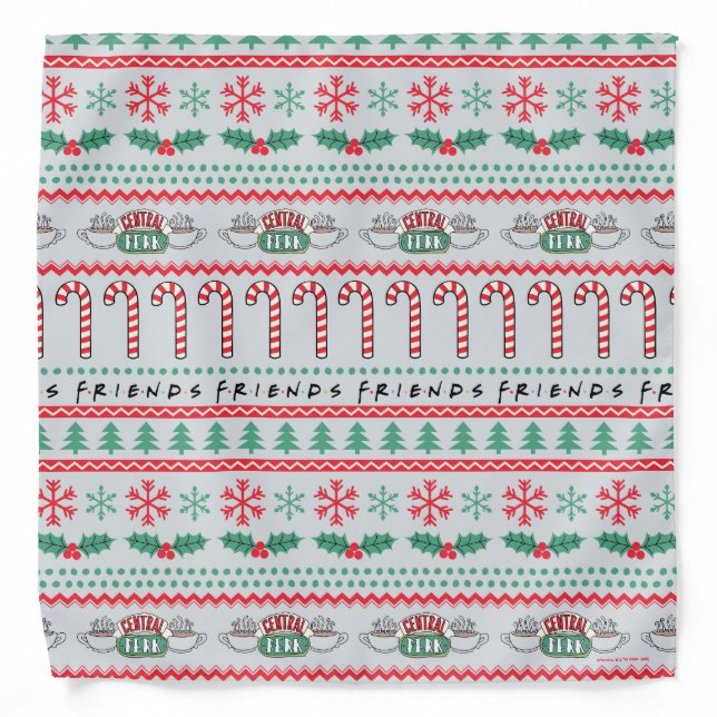 FRIENDS™ | Ugly Sweater Christmas Pattern Bandana (Front)