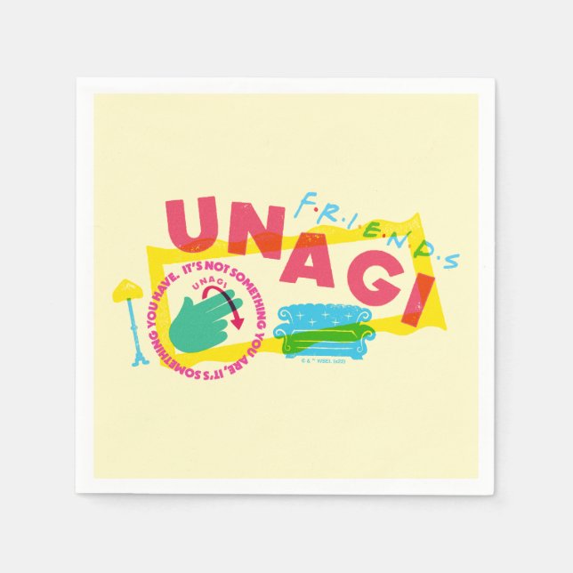 FRIENDS™ Unagi Napkins (Front)