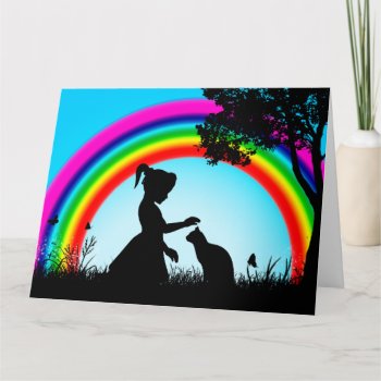 Friends Under The Rainbow Card by CaptainScratch at Zazzle