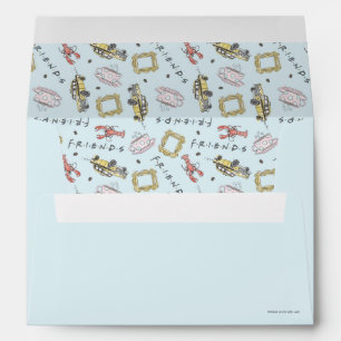 FRIENDS™ Watercolor Icons Pattern Envelope