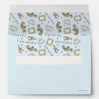 FRIENDS™ Watercolor Icons Pattern Envelope