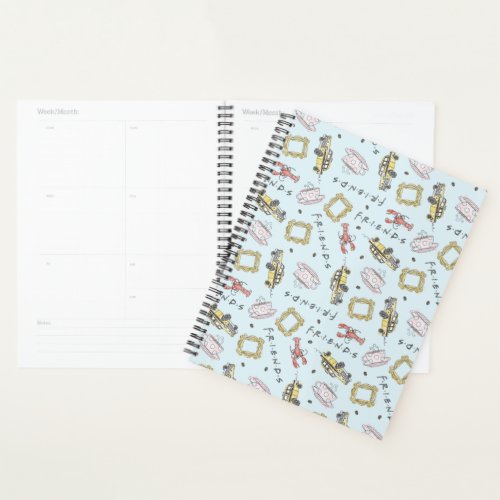 FRIENDS Watercolor Icons Pattern Planner