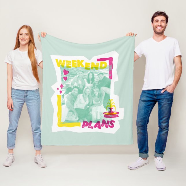 FRIENDS™ | Weekend Plans Fleece Blanket (In Situ)