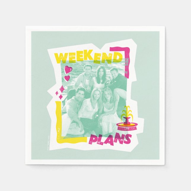 FRIENDS™ | Weekend Plans Napkins (Front)
