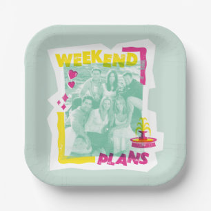 FRIENDS™ Weekend Plans Paper Plates