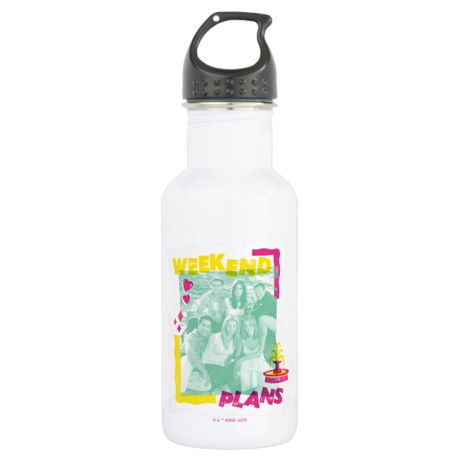 FRIENDS™ | Weekend Plans Stainless Steel Water Bottle (Front)