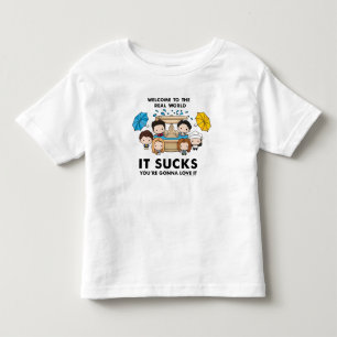 FRIENDS™   Welcome to the Real World Chibi Toddler T-shirt