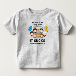 FRIENDS™ Welcome to the Real World Chibi Toddler T-shirt