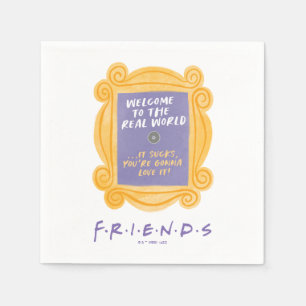 FRIENDS™ Welcome to the Real World Quote Napkins