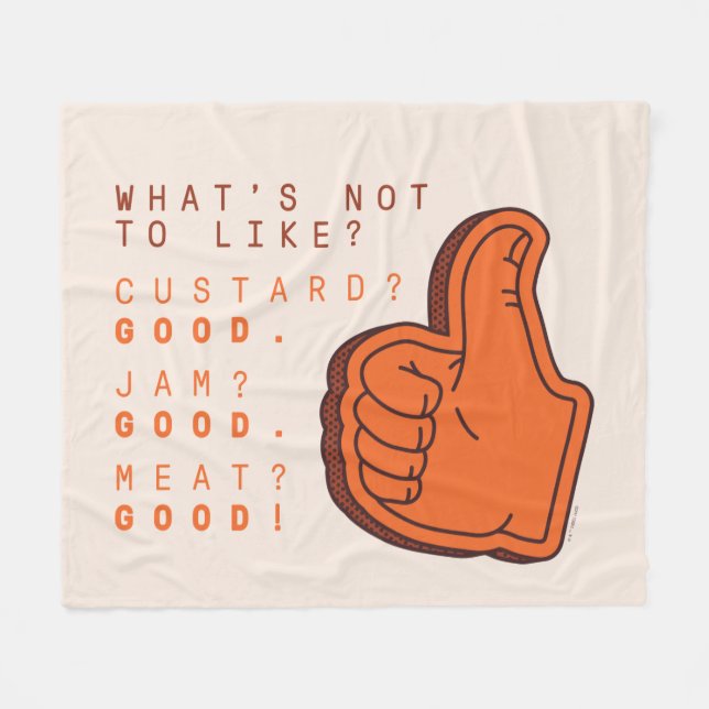 FRIENDS™ | What's Not to Like? Fleece Blanket (Front (Horizontal))