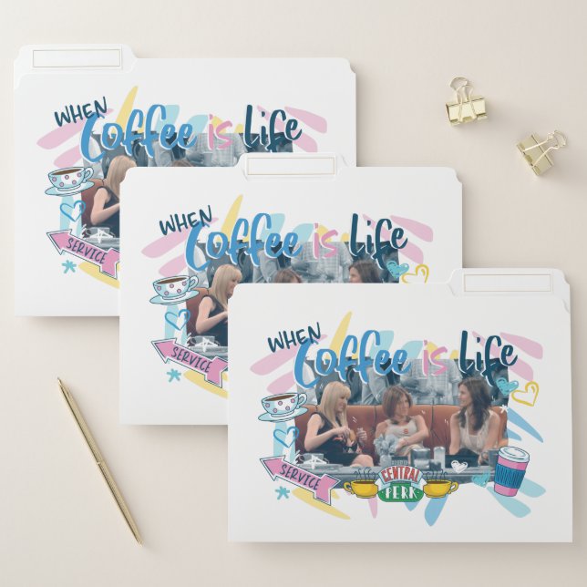 FRIENDS™ | When Coffee is Life File Folder (Set)