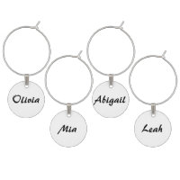 "Friends" Wine Charm Set