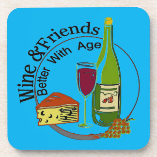 Friends & Wine Coaster