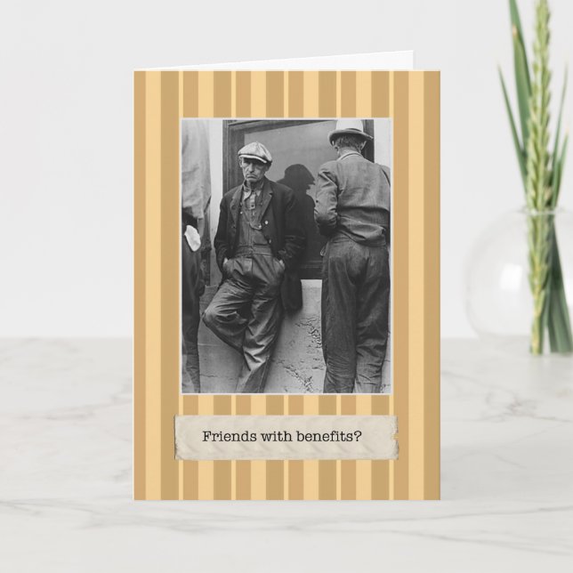 Friends with Benefits Birthday Card (Front)