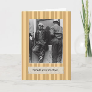 Friends with Benefits Birthday Card