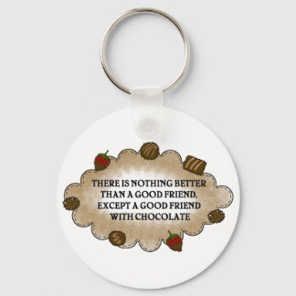 Friends With Chocolate Keychain