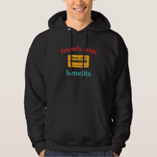 Friends With Library Card Benefits Hoodie