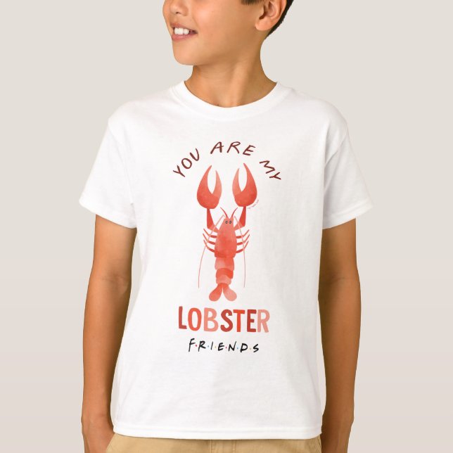 FRIENDS™ | You Are My Lobster Watercolor Graphic T-Shirt (Front)