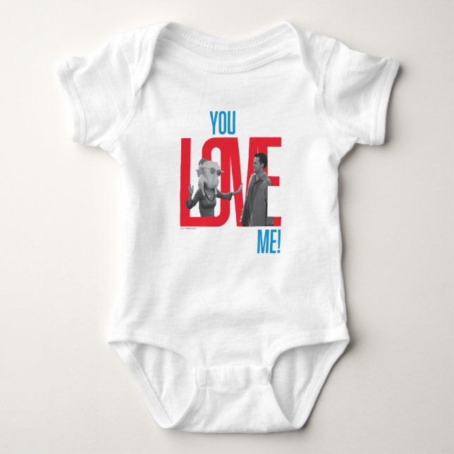 FRIENDS™ | You Love Me Quote Baby Bodysuit (Front)