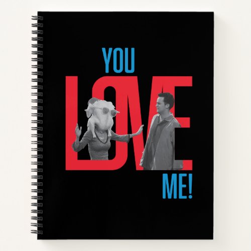 FRIENDS  You Love Me Quote Notebook