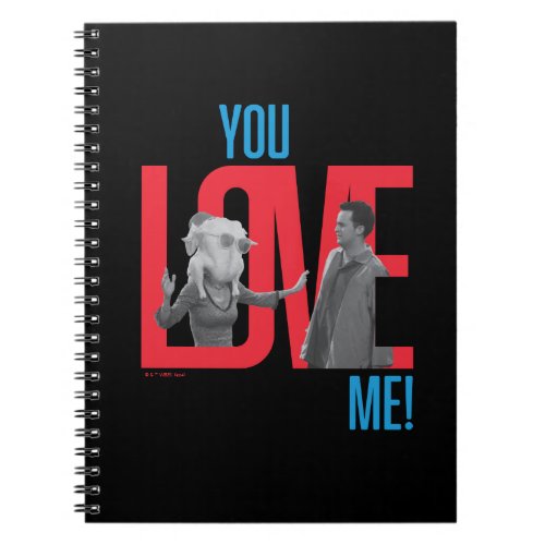FRIENDS  You Love Me Quote Notebook