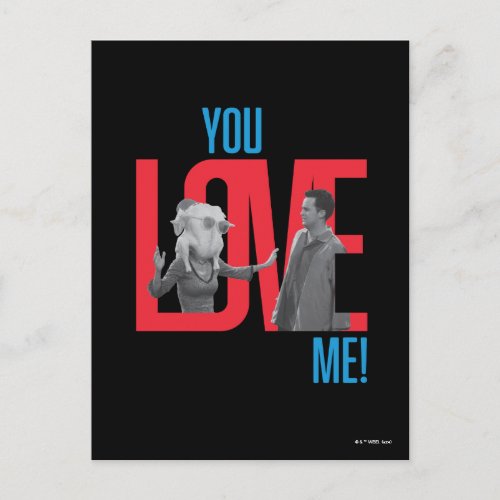 FRIENDS  You Love Me Quote Postcard