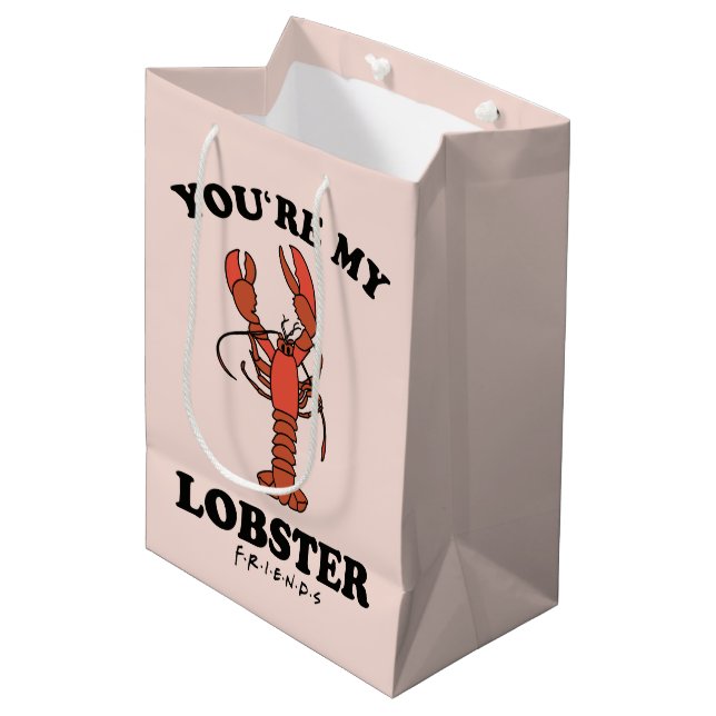 FRIENDS™ | You're my Lobster - Classic Typography Medium Gift Bag (Front Angled)