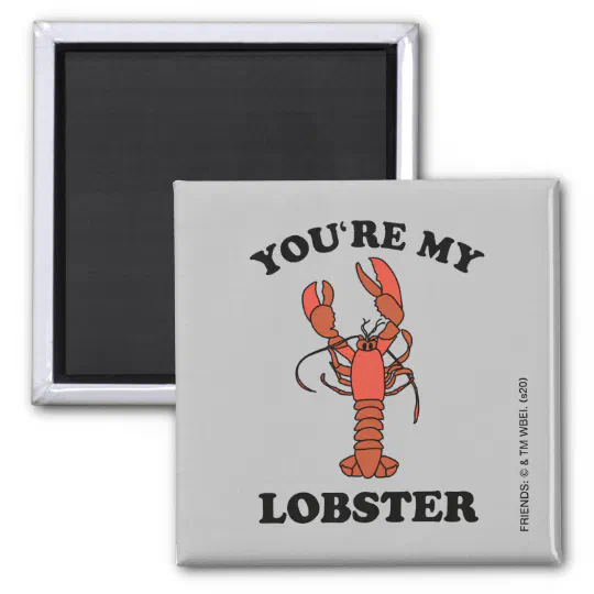 Valentines Fridge Magnet You're My Lobster